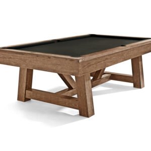 Brunswick Botanic Pool Table - Rustic Dark Brown