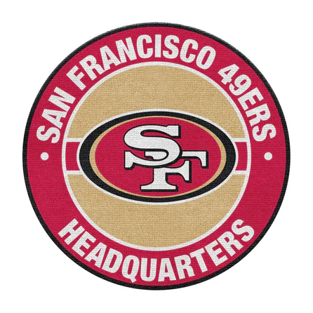 Officially Licensed NFL Round Headquarter Rugs - Image 3