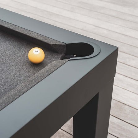 Cornilleau 7ft Classic Outdoor Pool Table - Black - Image 8