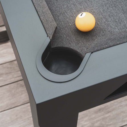 Cornilleau 7ft Classic Outdoor Pool Table - Black - Image 9