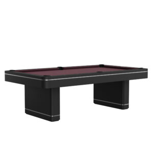 Deco 8' Pool Table - Black