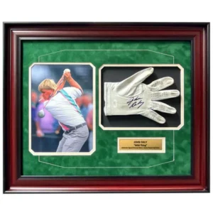 John Daly Signed & Game Played / Worn Golf Glove Framed JSA COA Autograph Cigarette Photo