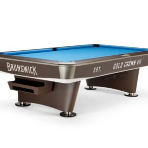 Gold Crown VII 9' Pool Table - Classic Brown