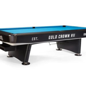 Gold Crown VII 9' Pool Table - Tournament Black