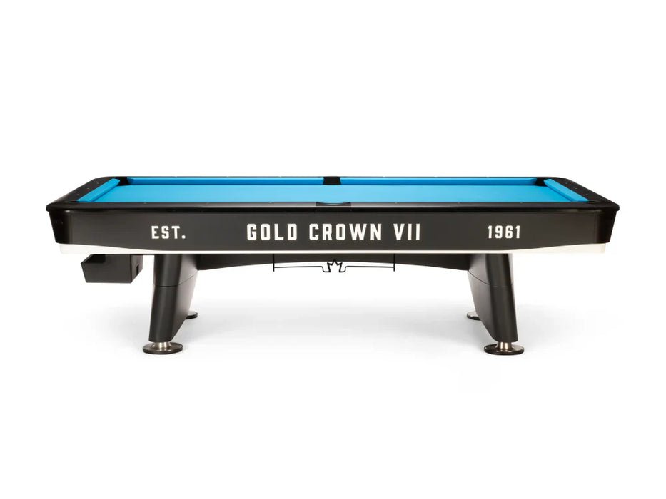 Gold Crown VII 9' Pool Table - Tournament Black - Image 7