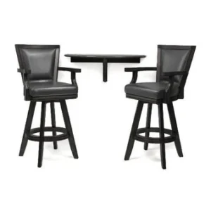 Spencer Marston Half-Moon Basic Plus Table and 2-Chair Set
