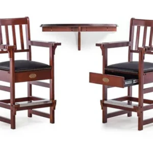 Spencer Marston Half-Moon Deluxe Plus Table and 2-Chair Set