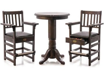 Spencer Marston Pub Deluxe Plus Table and 2-Chair Set - Image 4